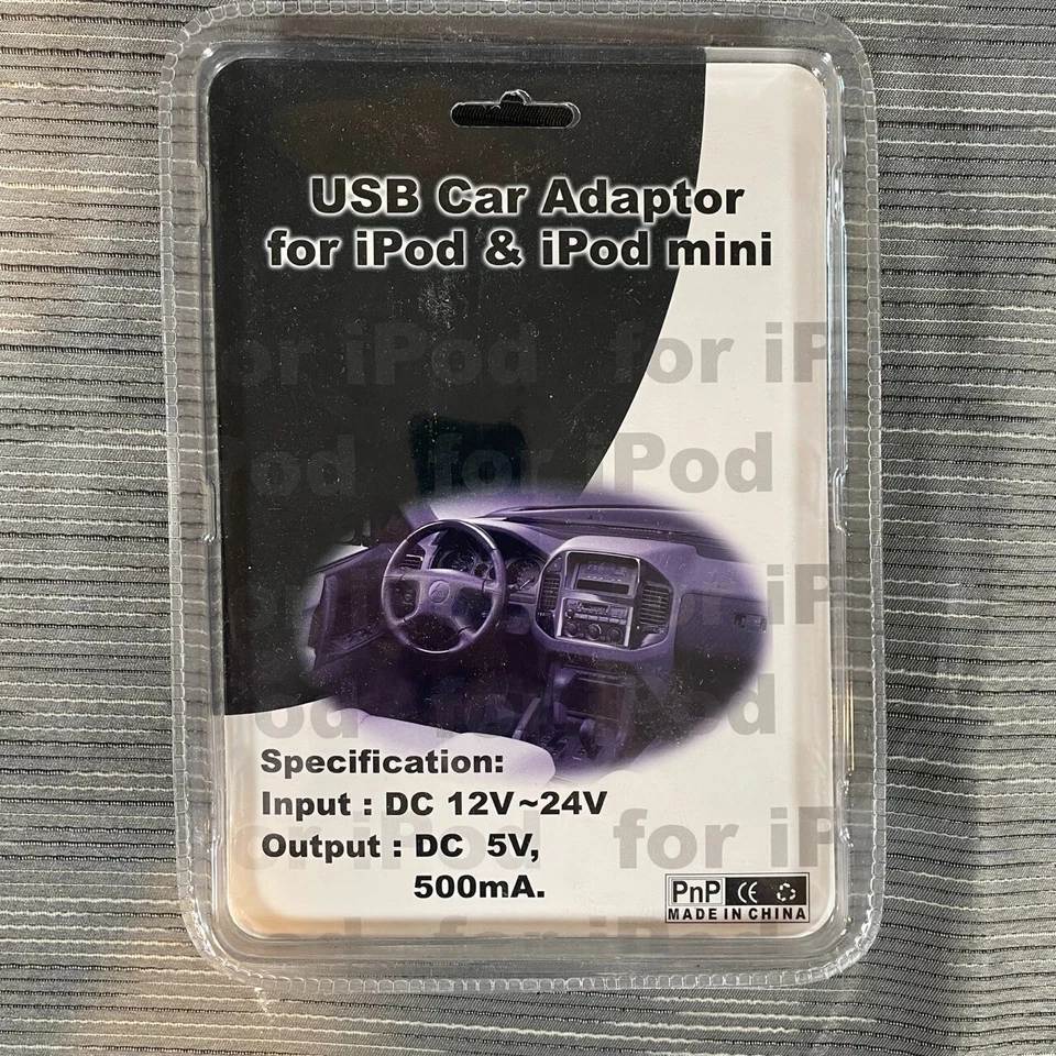 Adaptador USB Coche para iPod y iPod Mini 12V~24V Nuevo y Precintado Foto 2 de 2