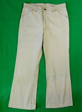 Lee Vintage Pants 1970's Bellbottom Soft Denim Jeans Slack Hippy Bohemian