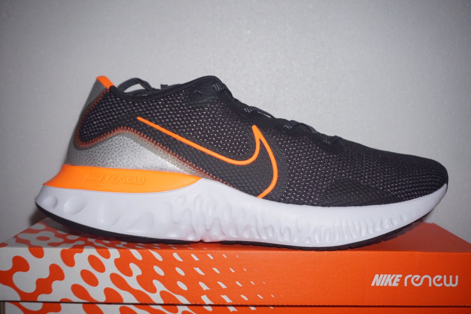 Nike Renew Run Black Orange Men's Size 15 Running Shoes CK6357001 eBay