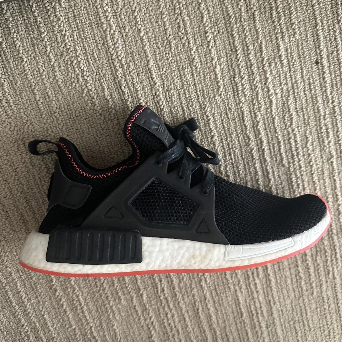 Size 9.5 adidas NMD XR1 Bred Black Contrast Switch 2017