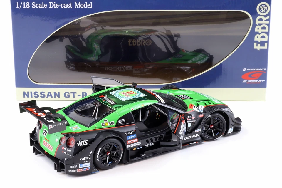 1:18 Ebbro Nissan Gt R Eccellente GT500 2015 Rd.1 Okayama D´Station Advan #24 - Immagine 4 di 4