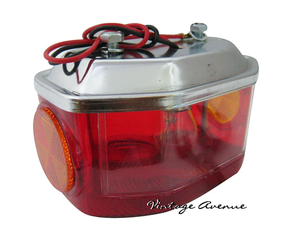 BRAND NEW YAMAHA YB100 YB125 COMPLETE TAIL LIGHT LAMP ASSY 6V/12V [TW45] - Image 4 of 4