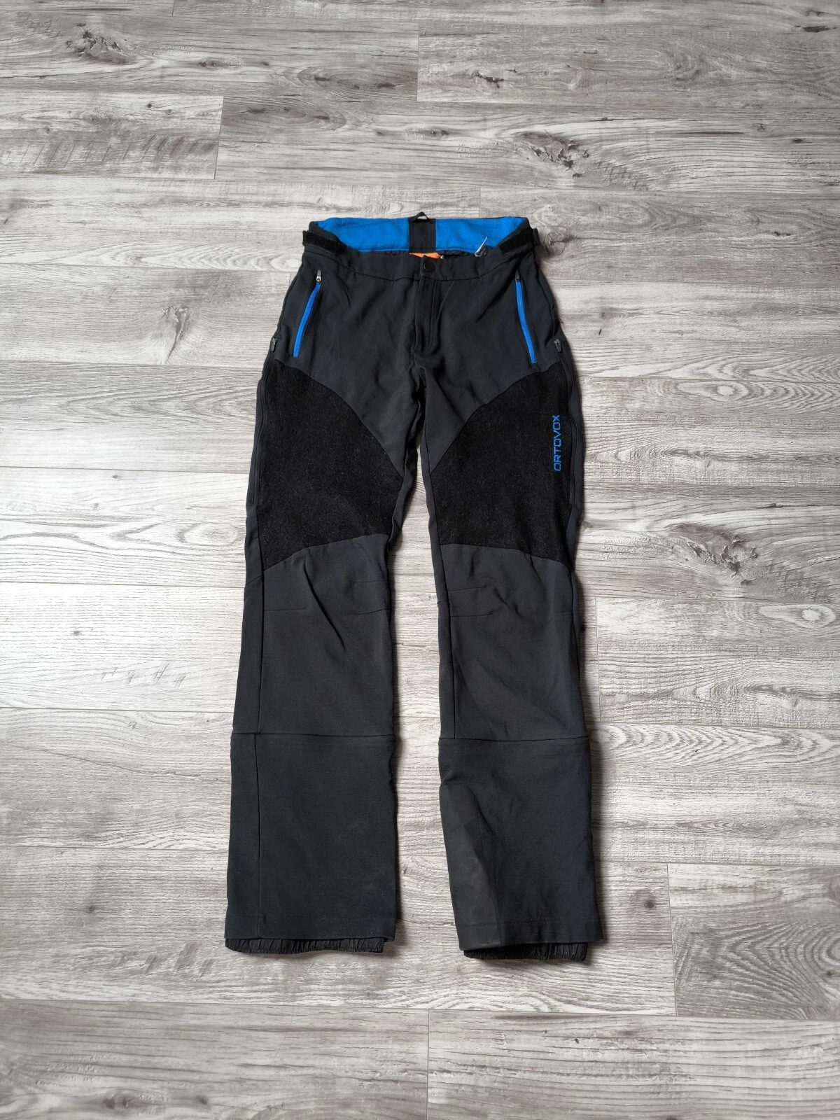 Men's ORTOVOX Softshell Merino Inside Pants Size S Long Outdoor Rare Light