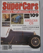 SUPERCARS magazine No. 109 Amilcar C6 Cutaway drawing & poster, Keith Duckworth