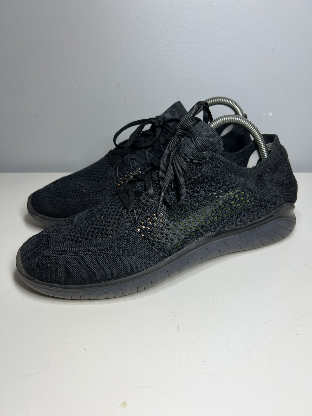 Size 11 Nike Free Rn Flyknit 18 Anthracite For Sale Online Ebay