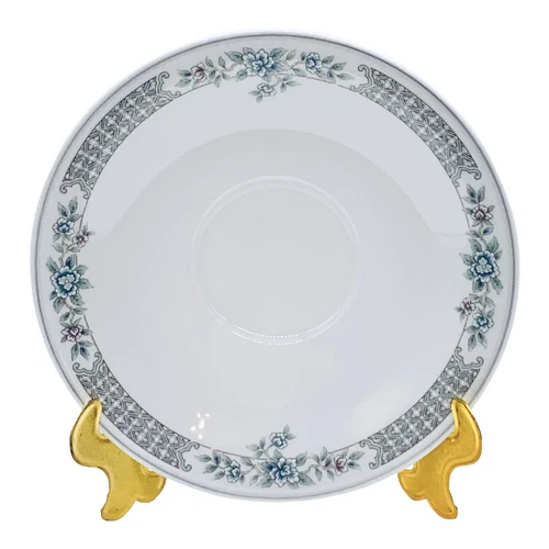 Noritake SANTIAGO 9307W41 Versatone Pink Blue Flowers Saucer(s)