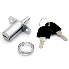 Single Open Door Latch Security Sliver Stainless Steel 1pcs Wardrobe 23mm/32mm