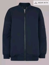 Whistles Maria Bomber Jacket Size 8 New With Tags On