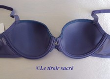 Soutien-gorge Moulé Chantelle Orangerie - 90C (équivalent 75C FR) Bleu Jean - Neuf Avec étiquettes, Armatures