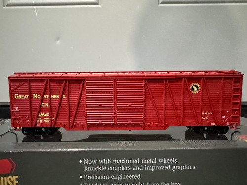 Carro de carga Roundhouse Great Northern 50' con una sola funda doble puerta 43640 RND8449 | Zustand: Used