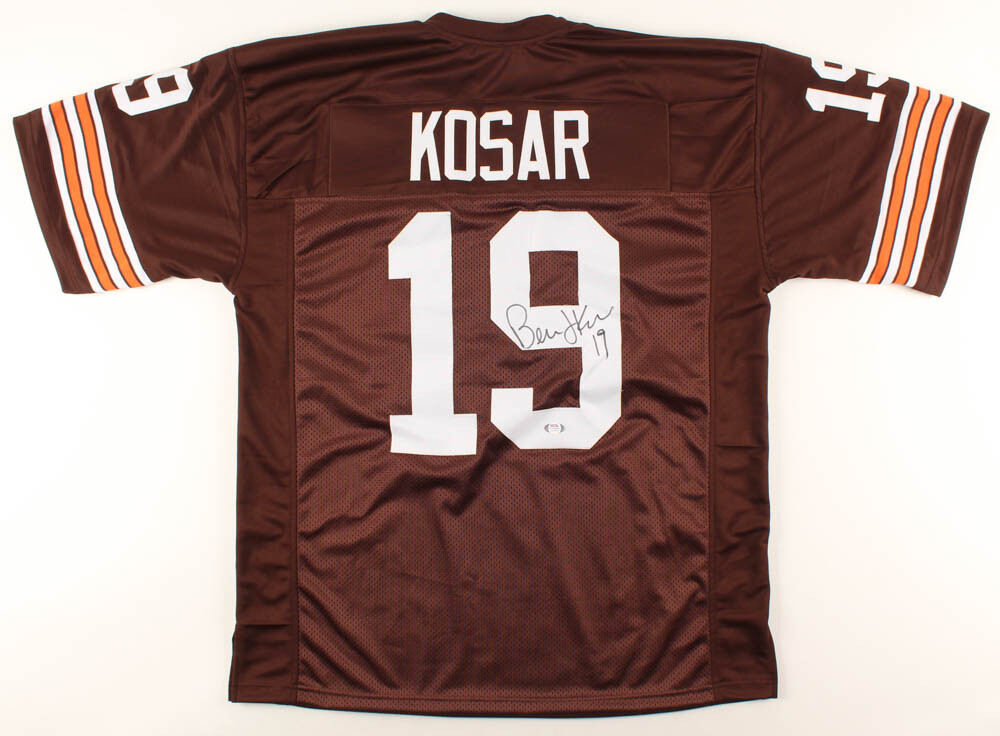 Bernie Kosar Autographed Signed Cleveland Browns Jersey (PSA COA) 2Xpro Bowl Q.B. Unv. Miami 