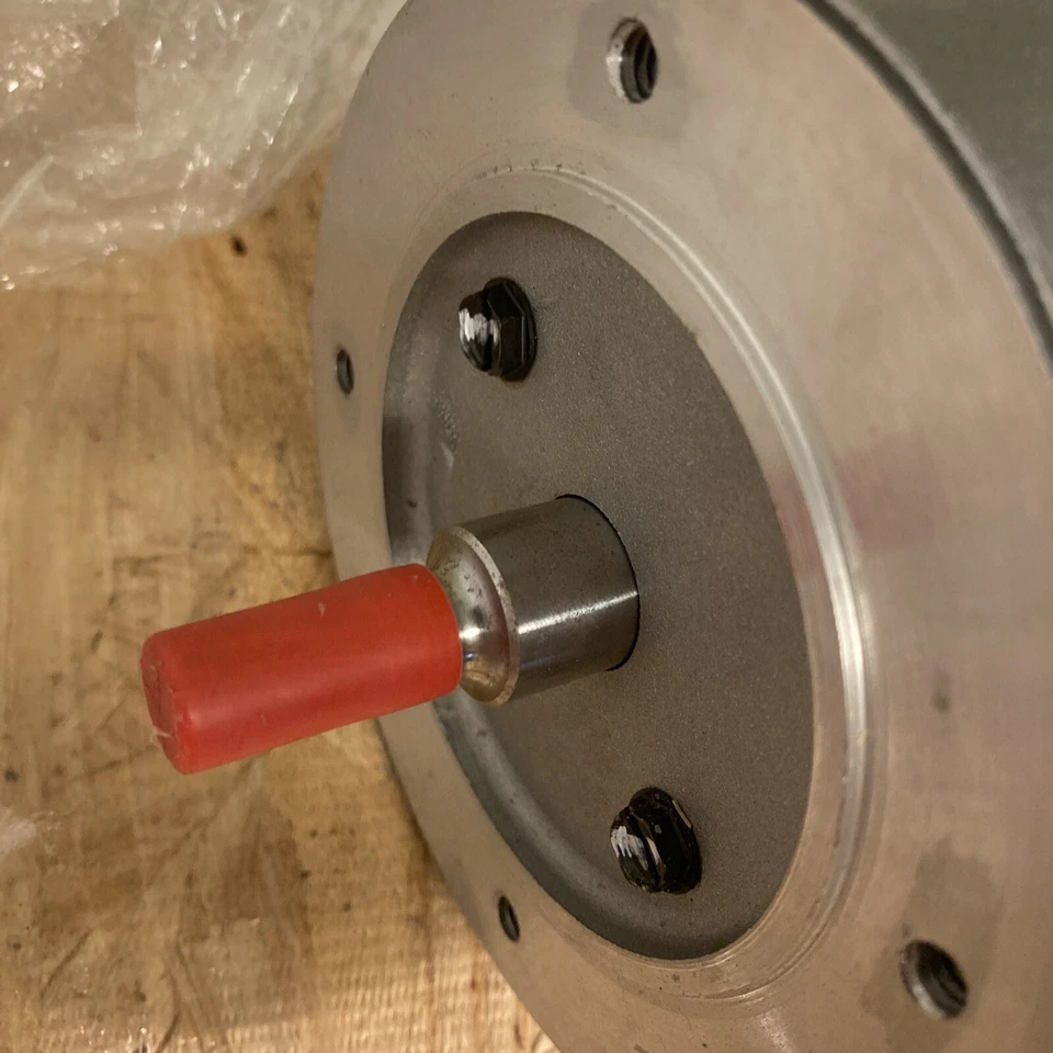 Baldor DC Motor 33-2372Z160 3/8 Splined Shaft for Kliklok Woodman Cyclone Bagger - Image 4 of 4