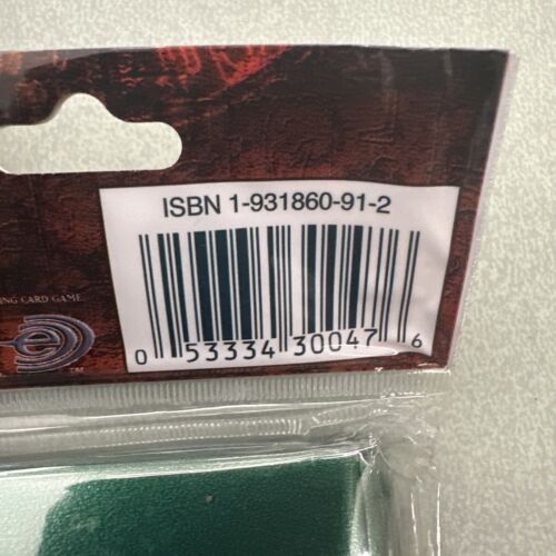VINTAGE 1996 YUGIOH KONAMI 96KT GREEN METALLIC DUELIST CARD PROTECTOR SEALED NEU - Bild 16 von 24