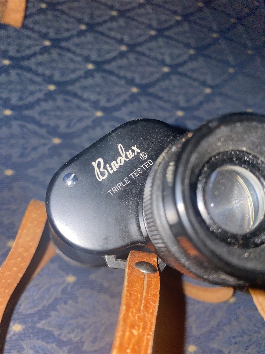 Binolux Vintage Binoculars 7x35 Made in Japan & Case 351 ft at