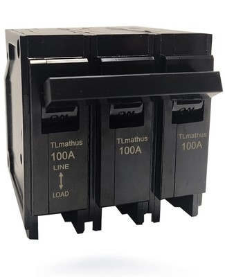 Versatile 100 Amp Three Pole Circuit Breaker for Residential and Commercial Use