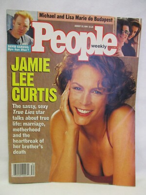 People August 22 1994 Jamie Lee Curtis Michael Jackson Lisa Marie Presley