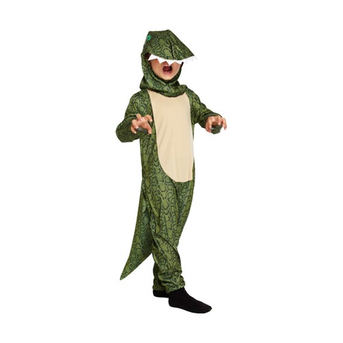 Boys Girls Child Dinomite Dinosaur T Rex Kids Fancy Dress Halloween Costume Uk Ebay