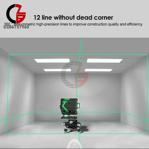 Portable Green/Blue Laser Level Automatic Cross Line Laser Self Leveling 360° - Picture 14 of 27