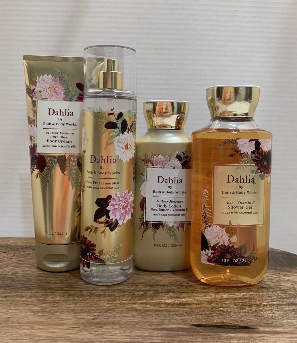 Bath and Body Works DAHLIA Fine Fragrance Mist /Lotion / Body
