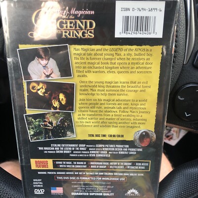 NEW - MAX MAGICIAN AND THE LEGEND OF THE RINGS (DVD, 2002) Fantasy