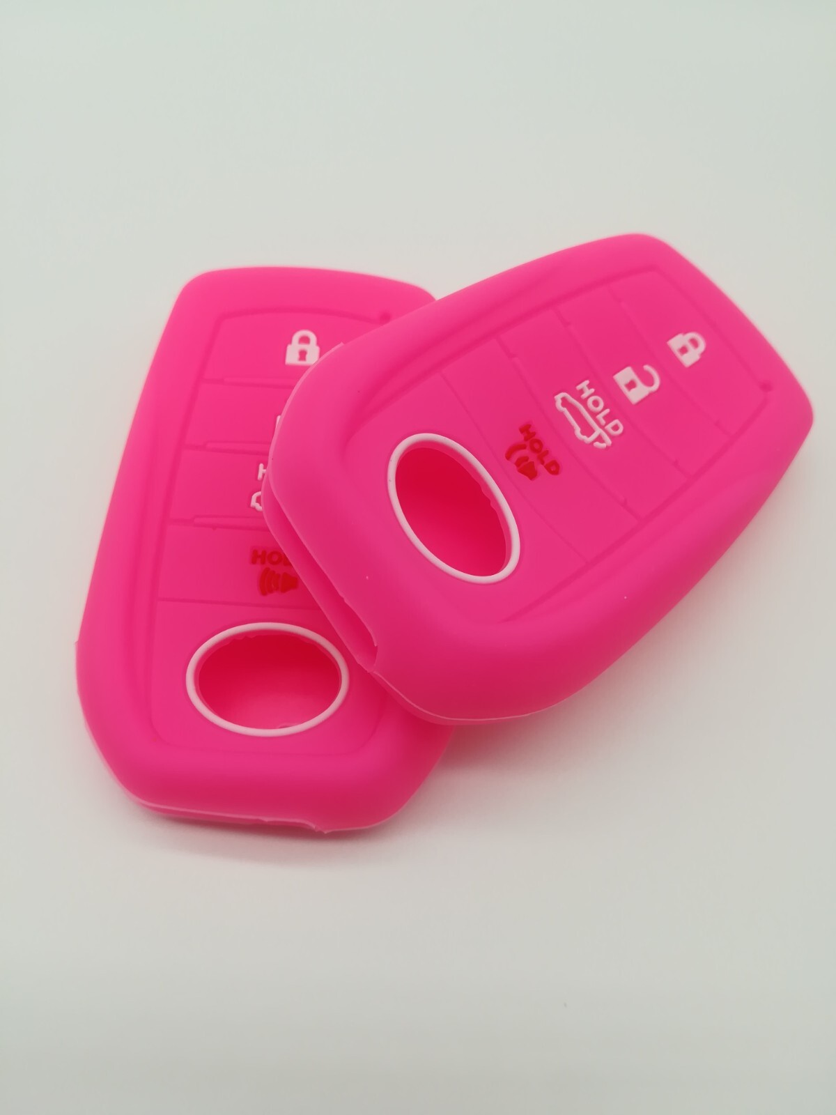 2*Silicone Smart Fob Remote Key Case cover For 20212023 TOYOTA VENZA