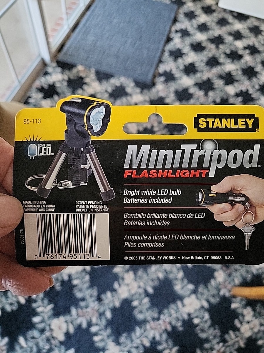 Stanley Mini Tripod Keychain Handheld Flashlight 2007 | eBay