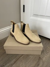MADEWELL - Pull-On chelsea boots in suede - color: desert - size 8.5