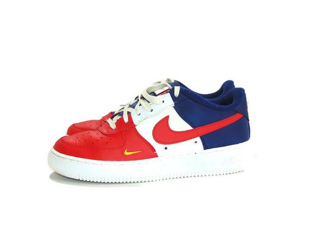 red white and blue af1 lv8