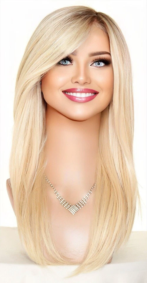 Sensacional | Pelucas Tressallure | Frontal de encaje mono | A prueba de calor | Rubio 24/102R12 Foto 2 de 4