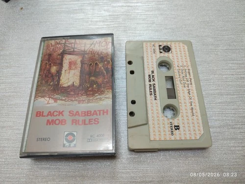 BLACK SABBATH-Mob Rules MALAYSIA cassette tape not cd weird cover label rare