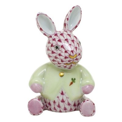 HEREND,  SWEATER BUNNY, PINK RASPBERRY, #VHP-16101, BRAND NEW, MINT & BOXED!