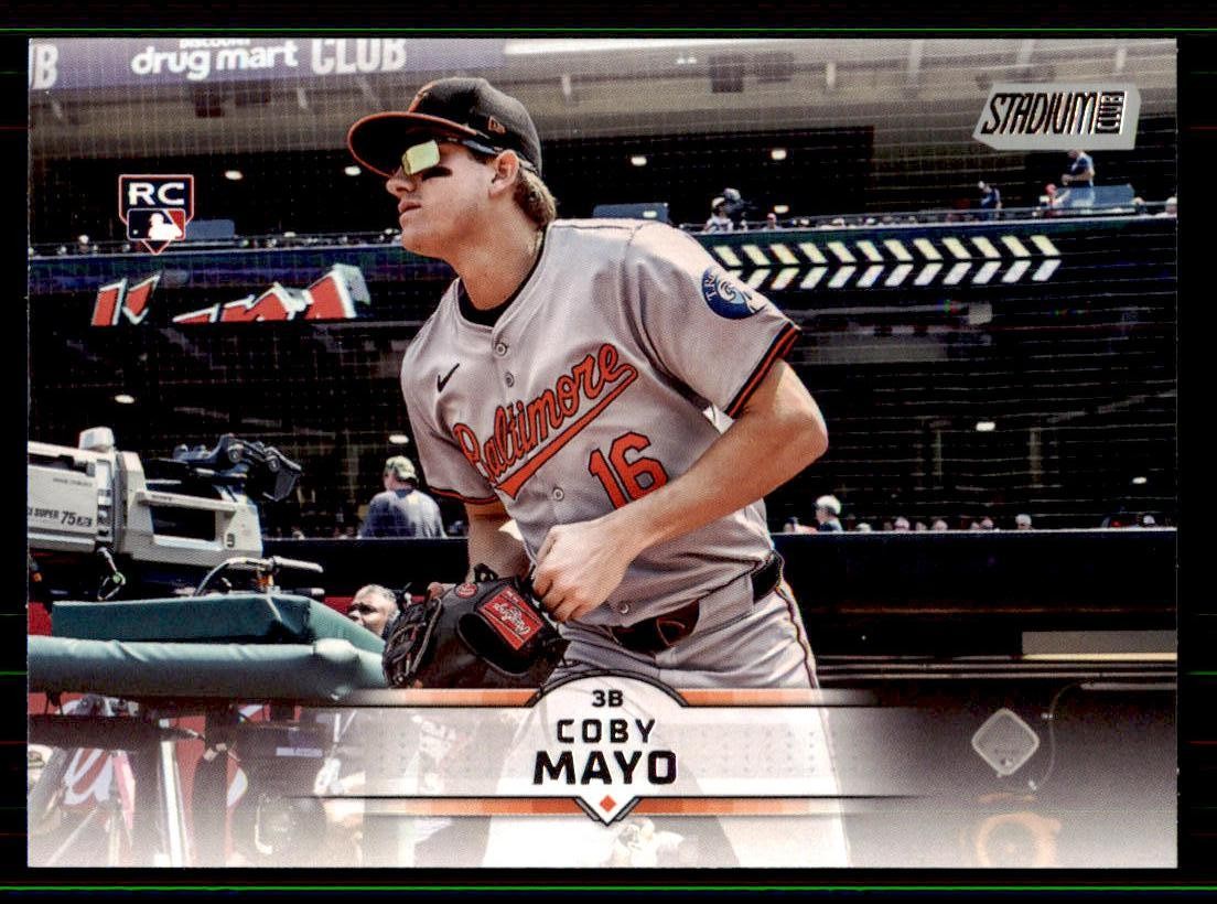 2025 Stadium Club #62 Coby Mayo Baltimore Orioles