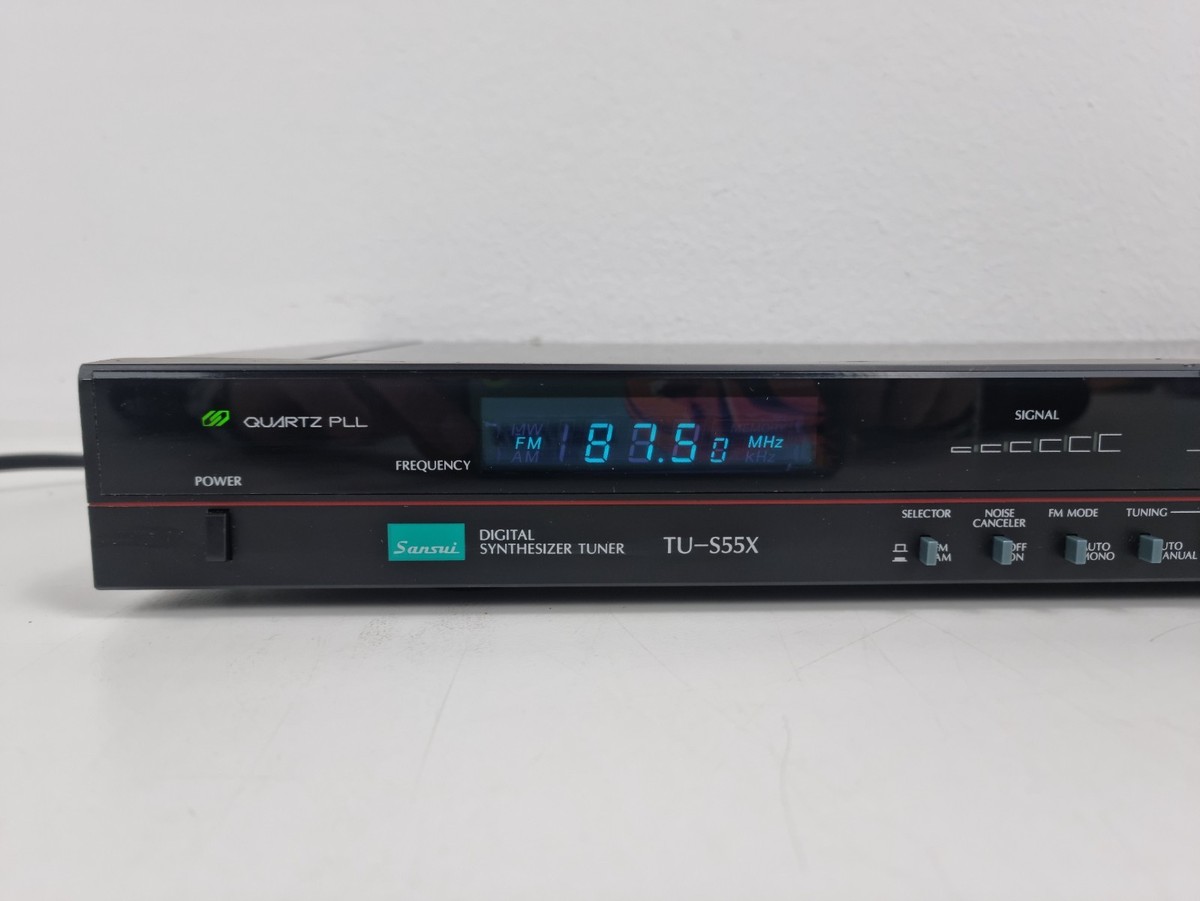 Sansui TU-S55X Quartz PLL Digital Synthesizer Stereo Tuner | eBay