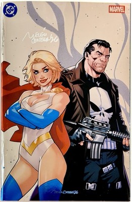 Superman Spider-Man #1 - C2E2 Virgin Foil Exclusive Signed by Belen Ortega w/COA