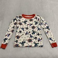 Hanna Andersson Marvel Pajama Top US 8 Long Sleeve Organic Cotton Holiday