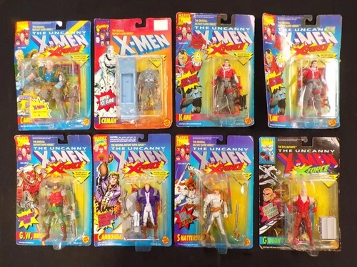 THE UNCANNY X-MEN VINTAGE MARVEL COMICS TOYBIZ LOT OF (8) ACTION FIGURES