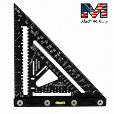 Martinez Tools Aluminum Rapid Square Imperial Blade Black 4345-BK