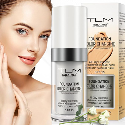 TLM Daily Flawness Long-Lasting Liquid Colour Changing Base 30ml Face Foundation