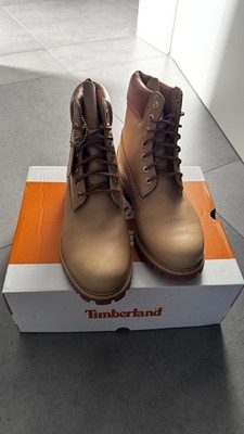Timberland Premium 6IN Lace Waterproof Boot Medium Beige EU 43 US 9 Herren NEU