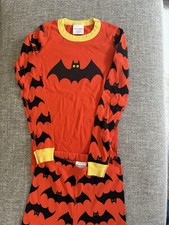 Hanna Andersson Kids Halloween Bat Long John Pajama Set