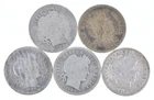 Better Lot 5 1898 1893 1909-S 1903-O 1910-D Barber Dime 0.50 Face *265