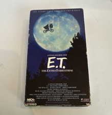 MCA Home Video E.T. The Extra-Terrestrial VHS Hi-Fi Stereo PG 1982 Spielberg CC