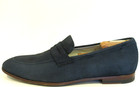 Men's Scarosso Gregory Navy Suede Half Strap Penny Loafers Size 42.5 EUR, 9.5 US — photo 6