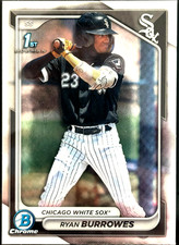 2024 Bowman Chrome Prospects #BCP119 Ryan Burrowes RC Chicago White Sox