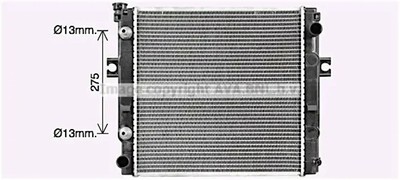 Wasserkühler Kühlrippen gelötet CP2018 AVA QUALITY COOLING