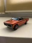 Hot Wheels 1967 Custom Fleetside Orange Vintage Hong Kong Redline Rare!!