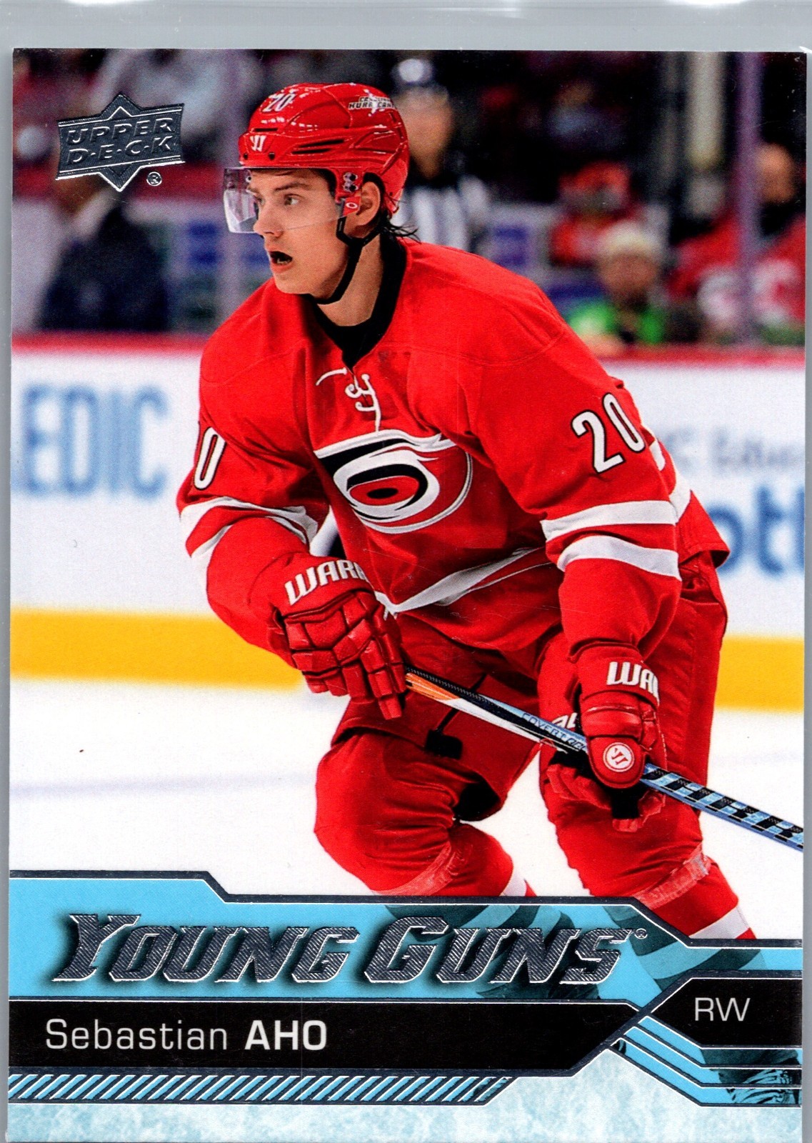 2016-17 Upper Deck - Young Guns Sebastian Aho #210 (RC)