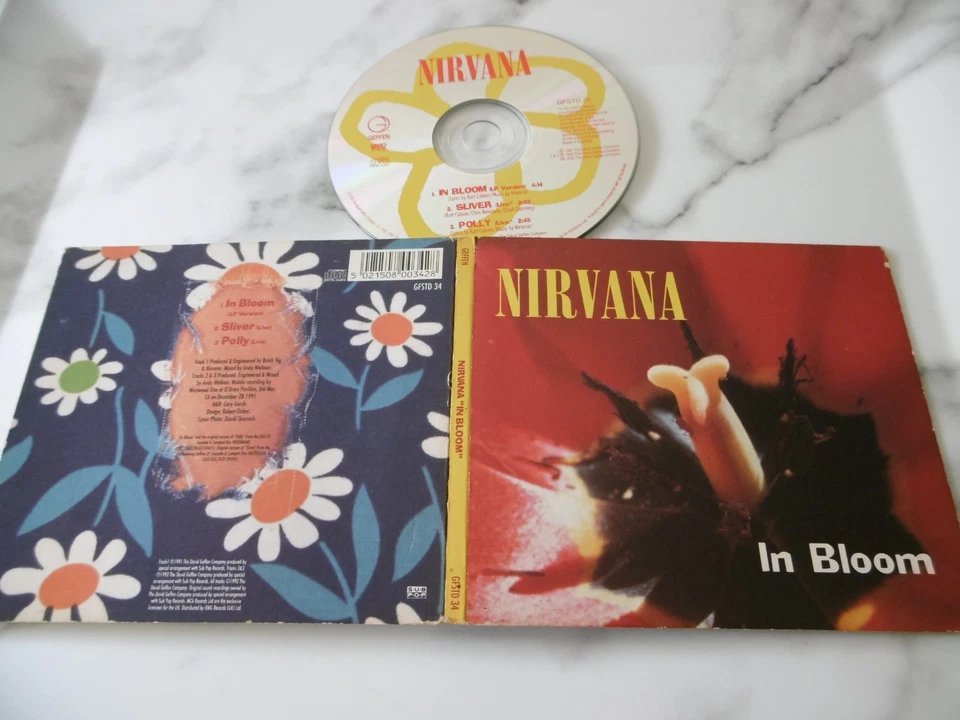 NIRVANA In Bloom CD Single Polly (Live) Sliver (Live) 1992 Digipak GFSTD 34 - Bild 1 von 1