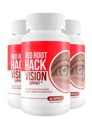 3-Pack Red Root Hack Vision - RedRoot Vision Hack Eye Support - 180 Capsules