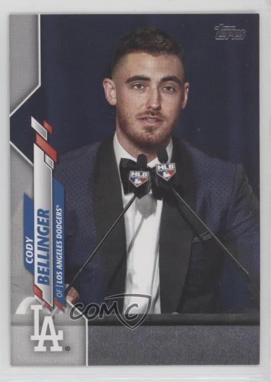2020 Topps Update SP Photo Variation Cody Bellinger (Award Speech) #U-80 0s55